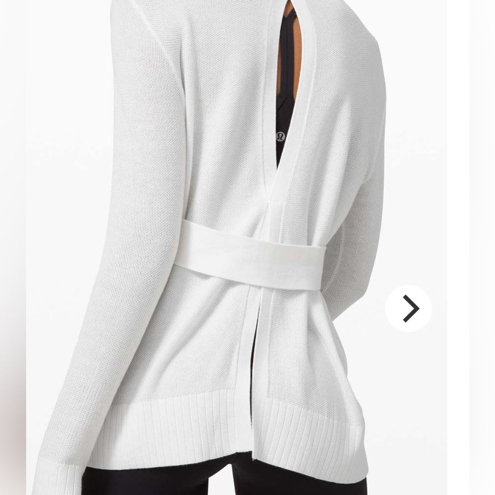 Lululemon Sincerely Yours Sweater
White Size 8 - Picture 2 of 5